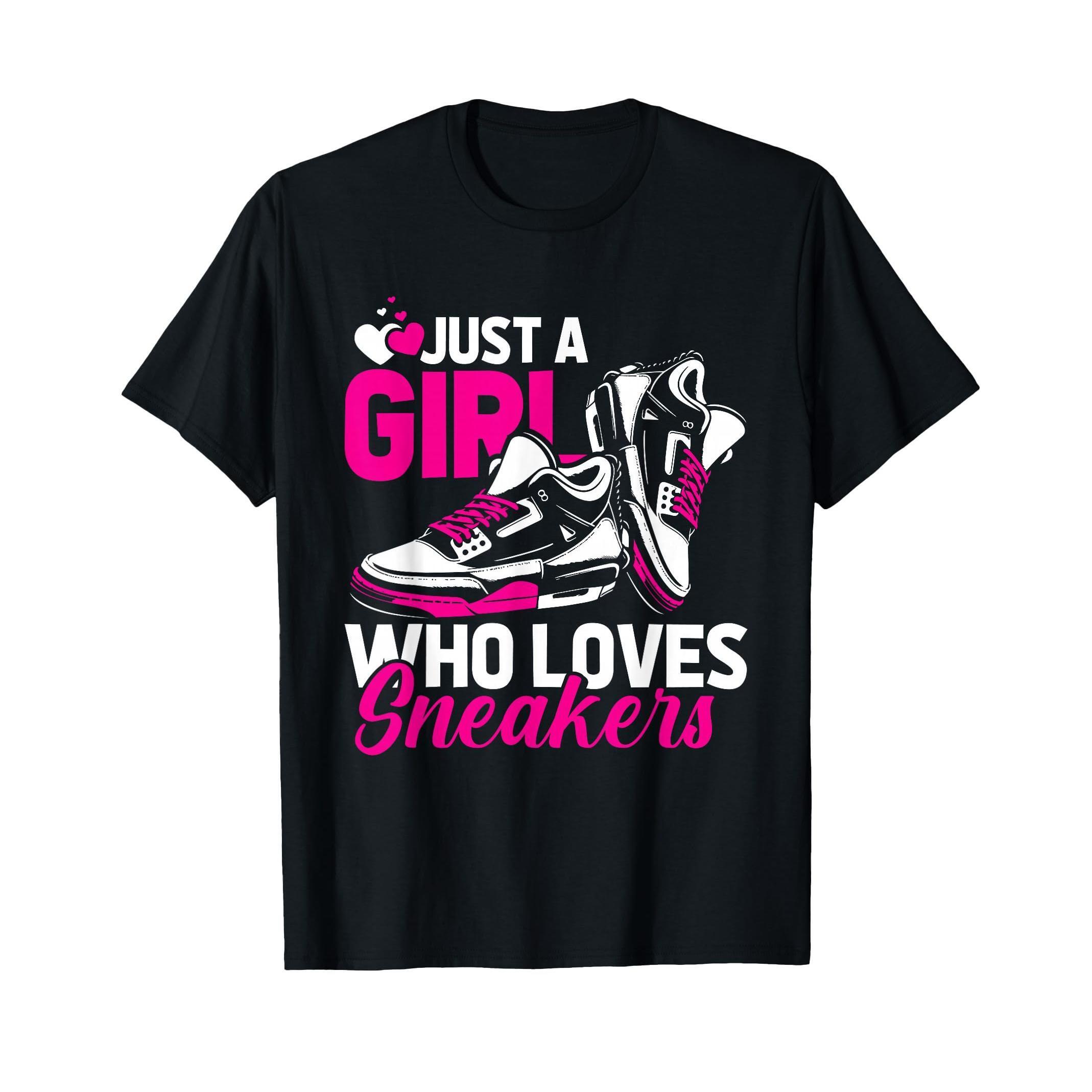 Sneaker Head - Streetwear Just A Girl Who Loves Sneakers T-Shirt